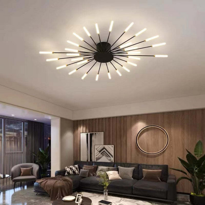 Modern Large LED Ceiling Light – Contemporary Flush Mount Fixture for Living Rooms, Bedrooms & Hotels