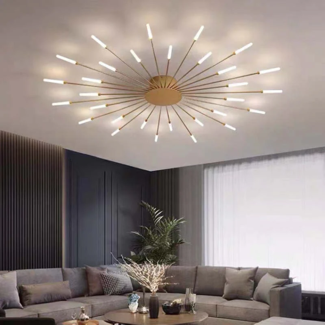 Modern Large LED Ceiling Light – Contemporary Flush Mount Fixture for Living Rooms, Bedrooms & Hotels