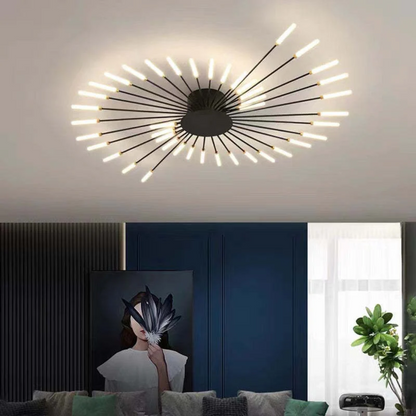 Modern Large LED Ceiling Light – Contemporary Flush Mount Fixture for Living Rooms, Bedrooms & Hotels