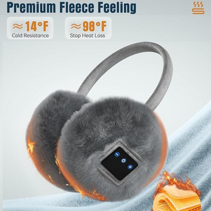 CozyGrooves – Wireless Bluetooth Ear Warmers with HD Sound & Winter Comfort