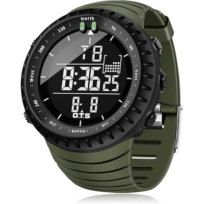 Henry Waterproof Men’s Digital Sports Watch – Shockproof, Tactical & LED Backlit Outdoor Timepiece