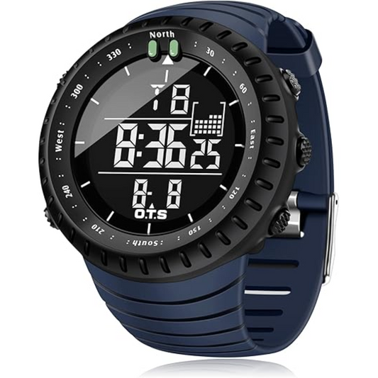 Henry Waterproof Men’s Digital Sports Watch – Shockproof, Tactical & LED Backlit Outdoor Timepiece