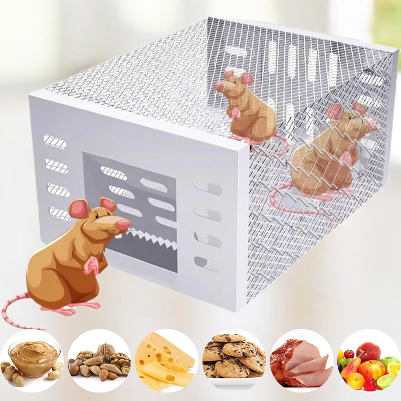 Humane Mouse Trap for Safe & Effective Pest Control – Reusable Large Capacity