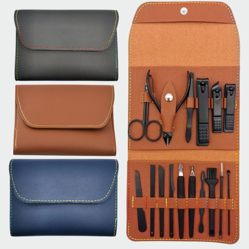 14-Piece Premium Nail Care Set – Complete Manicure & Pedicure Kit with Storage Case