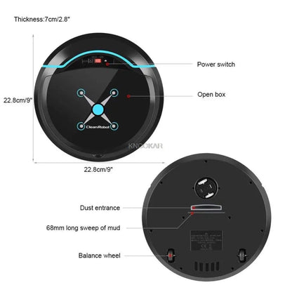 Cosmos Pro – Smart Robotic Vacuum Cleaner with Mop Function | Quiet, Efficient & Self-Charging