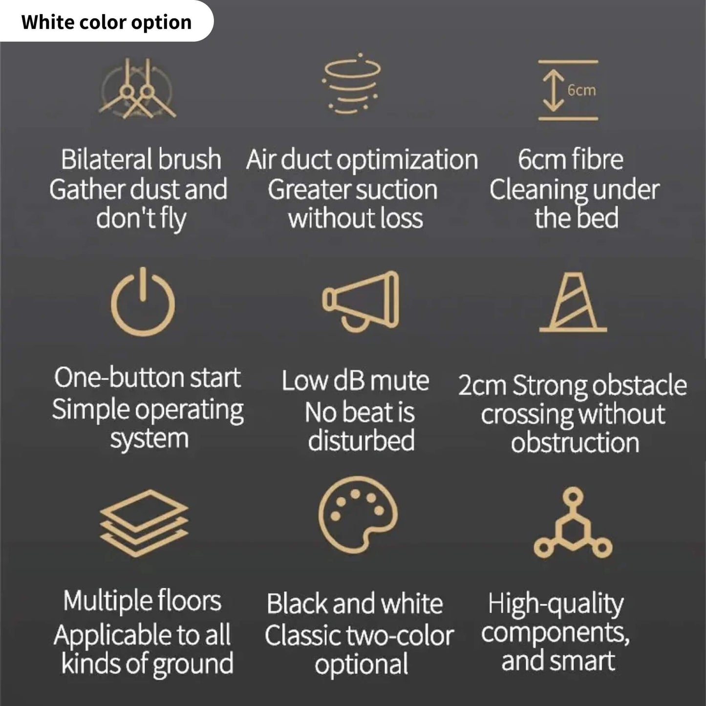 Cosmos Pro – Smart Robotic Vacuum Cleaner with Mop Function | Quiet, Efficient & Self-Charging