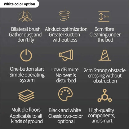 Cosmos Pro – Smart Robotic Vacuum Cleaner with Mop Function | Quiet, Efficient & Self-Charging