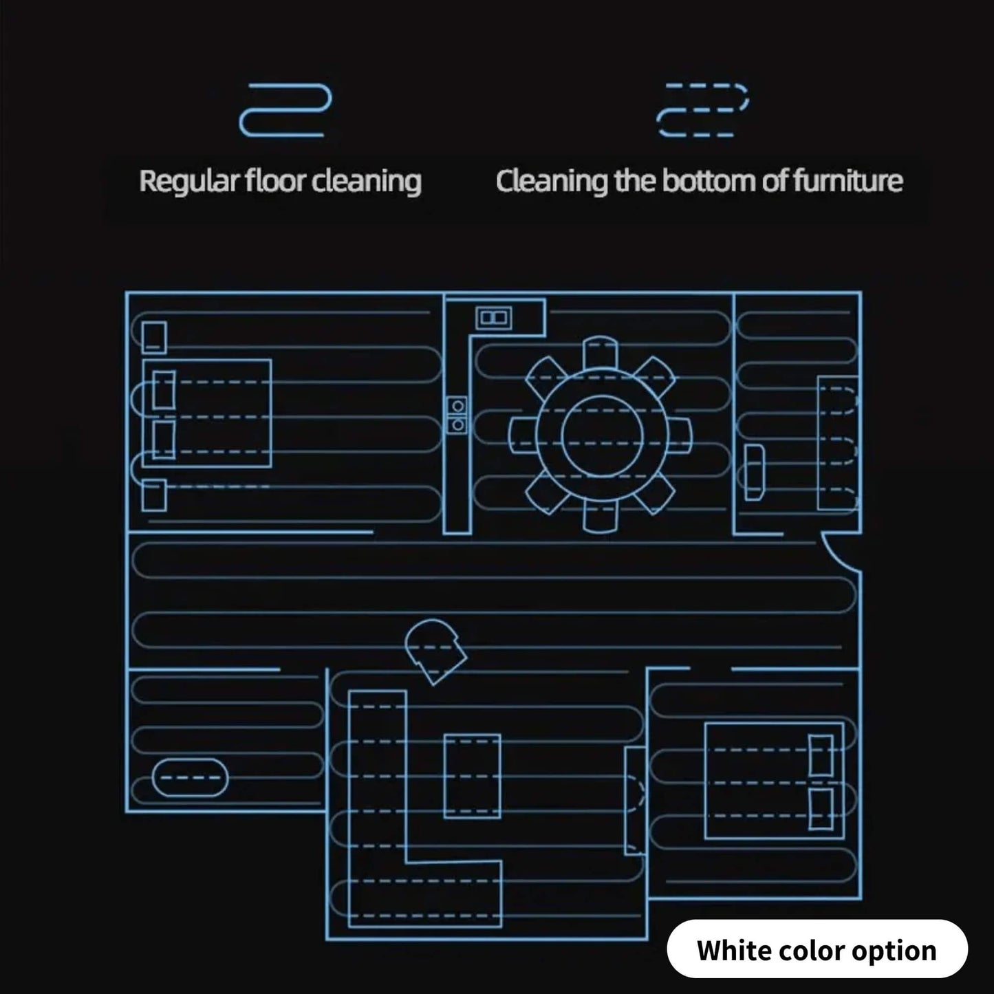 Cosmos Pro – Smart Robotic Vacuum Cleaner with Mop Function | Quiet, Efficient & Self-Charging