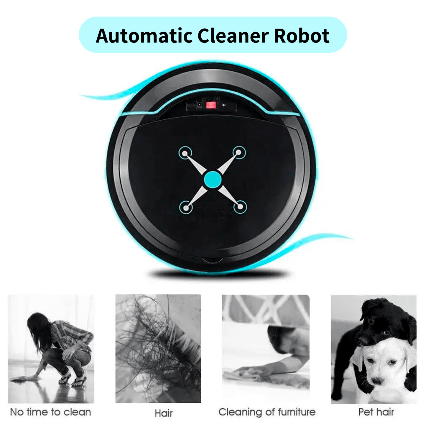 Cosmos Pro – Smart Robotic Vacuum Cleaner with Mop Function | Quiet, Efficient & Self-Charging