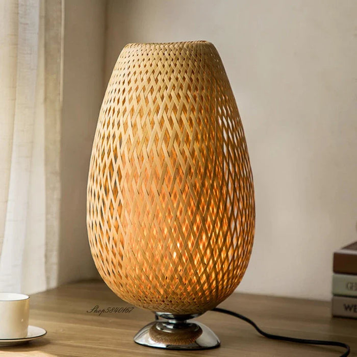 Stylish Bamboo Lamp | Natural Touch for a Warm & Cozy Atmosphere