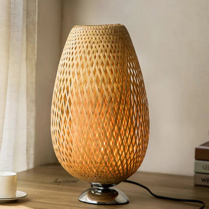 Stylish Bamboo Lamp | Natural Touch for a Warm & Cozy Atmosphere