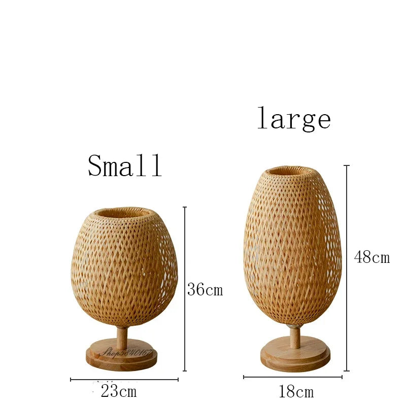 Stylish Bamboo Lamp | Natural Touch for a Warm & Cozy Atmosphere