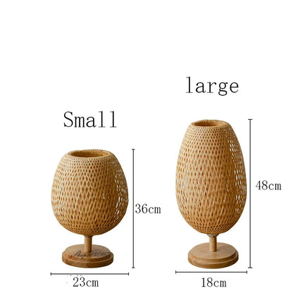 Stylish Bamboo Lamp | Natural Touch for a Warm & Cozy Atmosphere