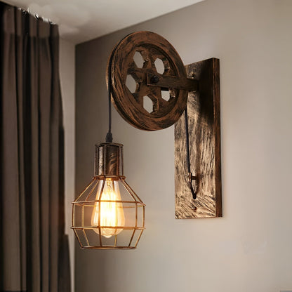 ShineGlow Luxe Vintage LED Wall Lamp – Industrial Style Lighting for Modern Interiors