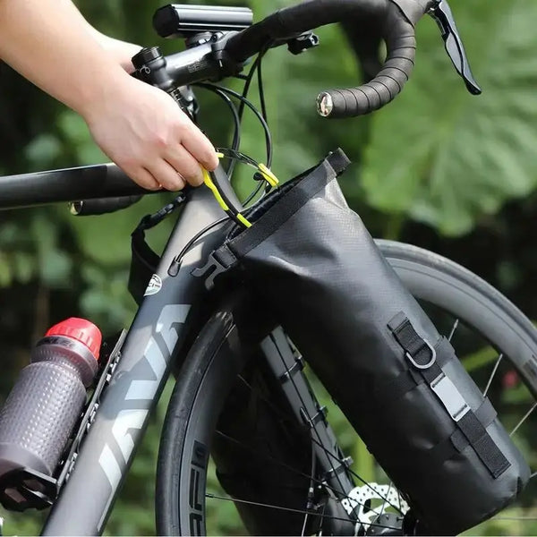 Waterproof Front Fork Bike Bags – 5-7L Pannier Set for Long Rides & Bikepacking