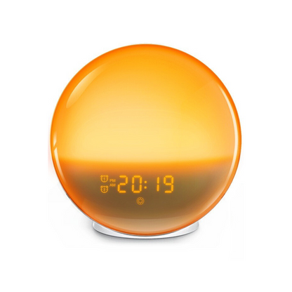 GlowRise Natural Wake-Up Light Alarm Clock with Sunrise & Sunset Simulation