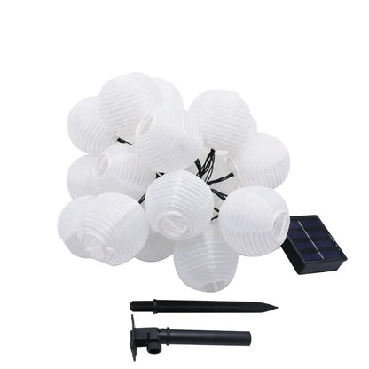 SunShade Solar Lantern String Lights – Weatherproof Outdoor LED Decoration