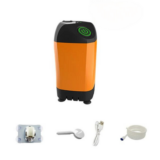 Portable Camping Shower with Pump – USB Rechargeable, 4400mAh Battery, Compact & Easy Setup