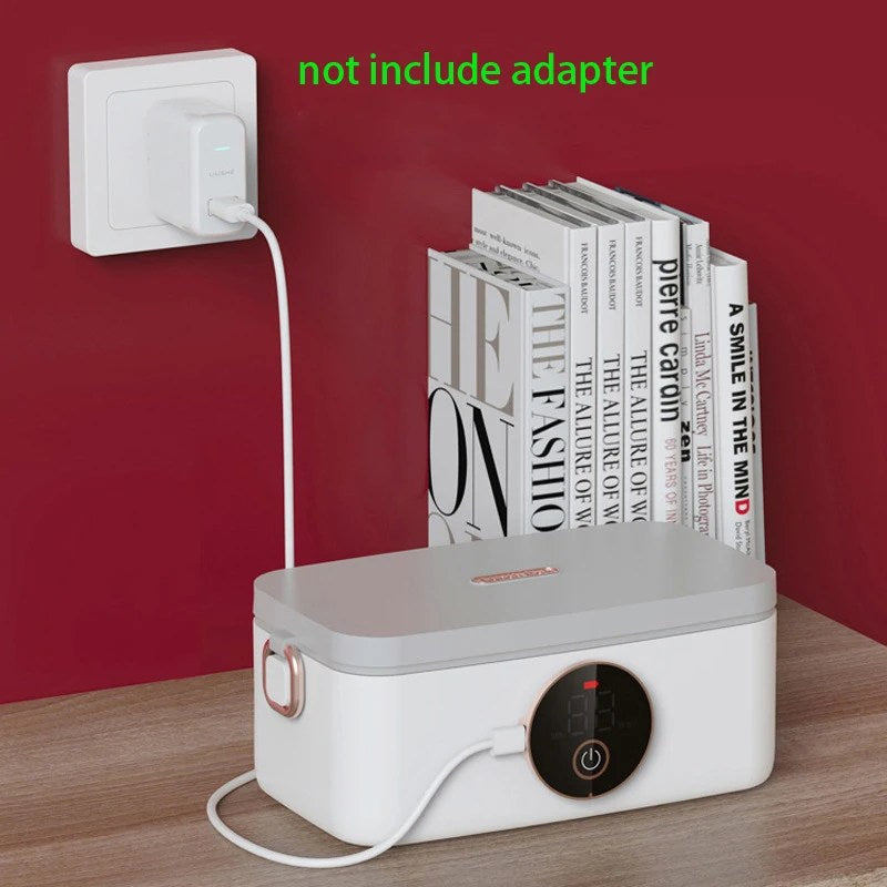 HeatMate Pro Wireless Heated Lunchbox – Rechargeable & Portable Food Warmer for Hot Meals On the Go