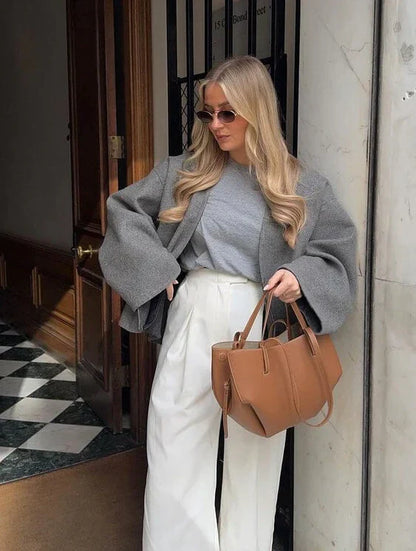 Voss – Vintage Leather Shoulder Bag for Women | Spacious, Elegant & Timeless Design