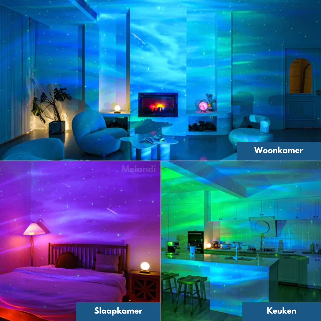 Aurora Mood Light Projector – Mesmerising Northern Lights Display for Any Room