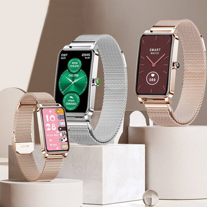 Zelina Women’s Smartwatch – Stylish Fitness Tracker with Heart Rate, Sleep Monitor & Notifications