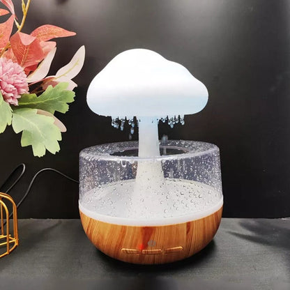 CloudMist | Zen Rain Cloud Essential Oil Diffuser & Humidifier – Aromatherapy & Ambient Lighting