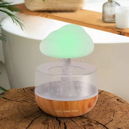 CloudMist | Zen Rain Cloud Essential Oil Diffuser & Humidifier – Aromatherapy & Ambient Lighting