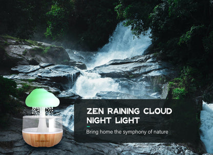 CloudMist | Zen Rain Cloud Essential Oil Diffuser & Humidifier – Aromatherapy & Ambient Lighting