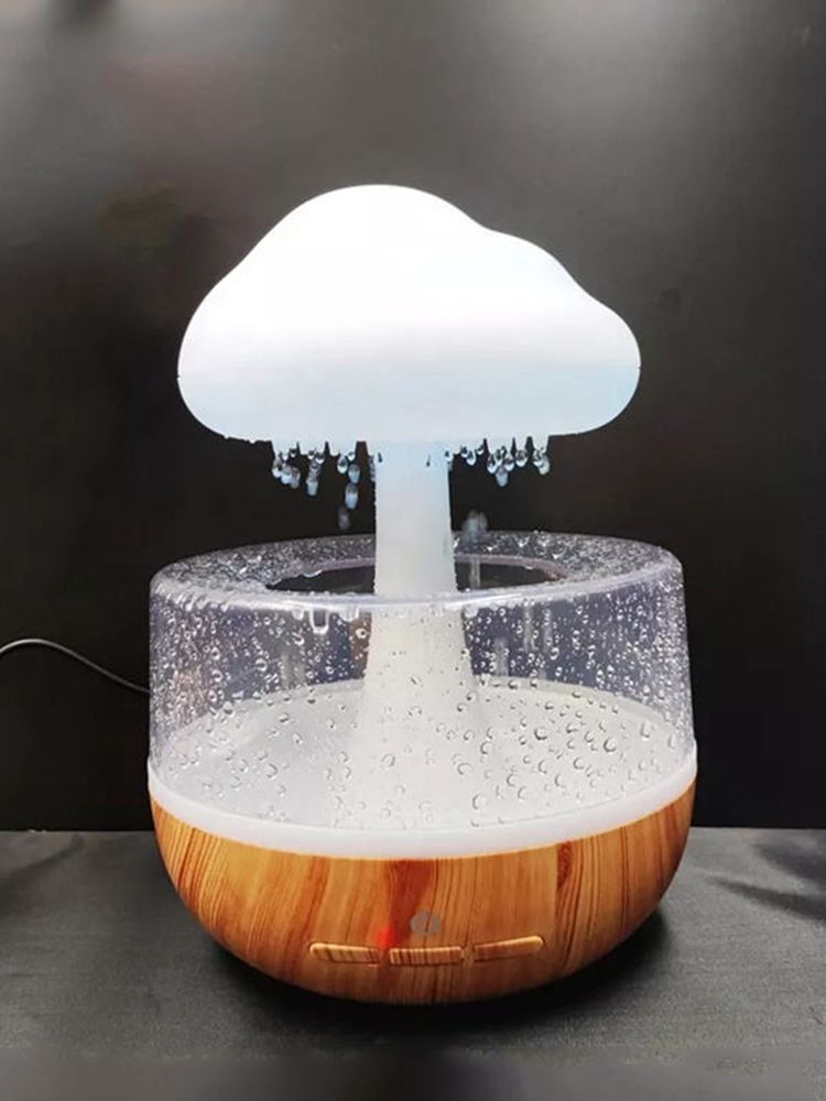 CloudMist | Zen Rain Cloud Essential Oil Diffuser & Humidifier – Aromatherapy & Ambient Lighting