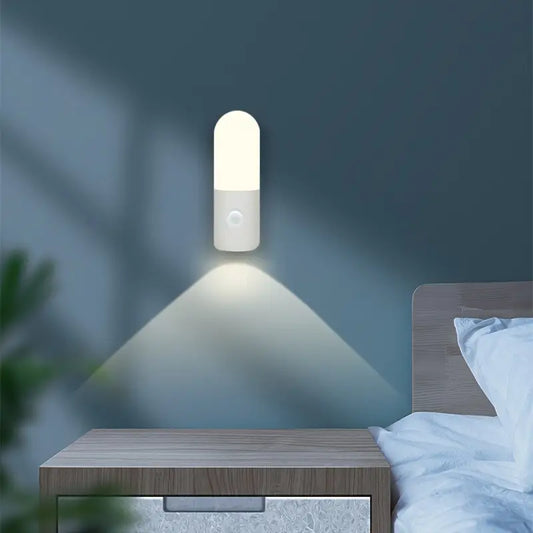 Smart Motion Sensor Night Light – 3-in-1 Rechargeable Wall & Torch Light