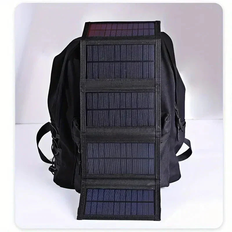 Foldable Solar Power Bank – Portable Solar Charger for Outdoor, Travel & Camping