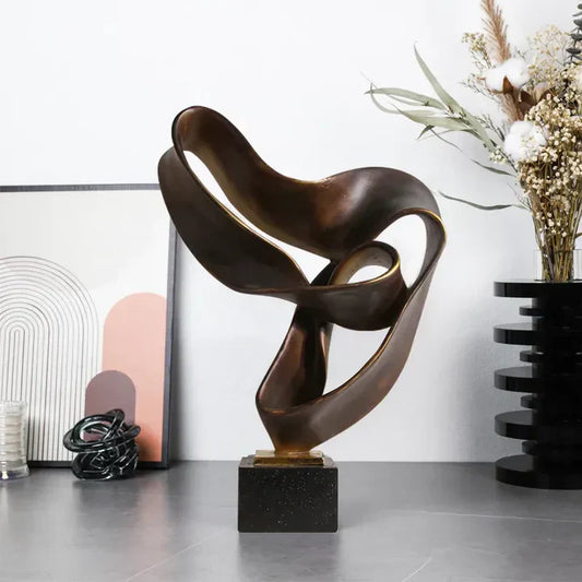 Vida Decorative Resin Sculpture – Modern Artistic Statement Piece for Home or Office