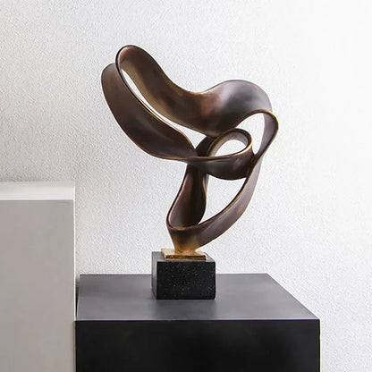 Vida Decorative Resin Sculpture – Modern Artistic Statement Piece for Home or Office