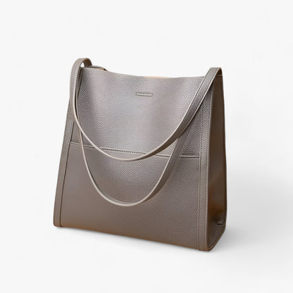 Classic Genuine Leather Shoulder Bag – Elegant & Durable Everyday Handbag for Women