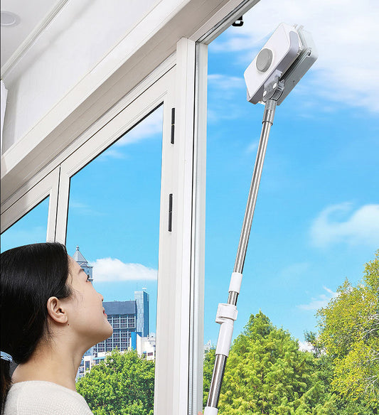 MagnaSweep – Dual-Sided Magnetic Window Cleaner with Extendable Telescopic Handle