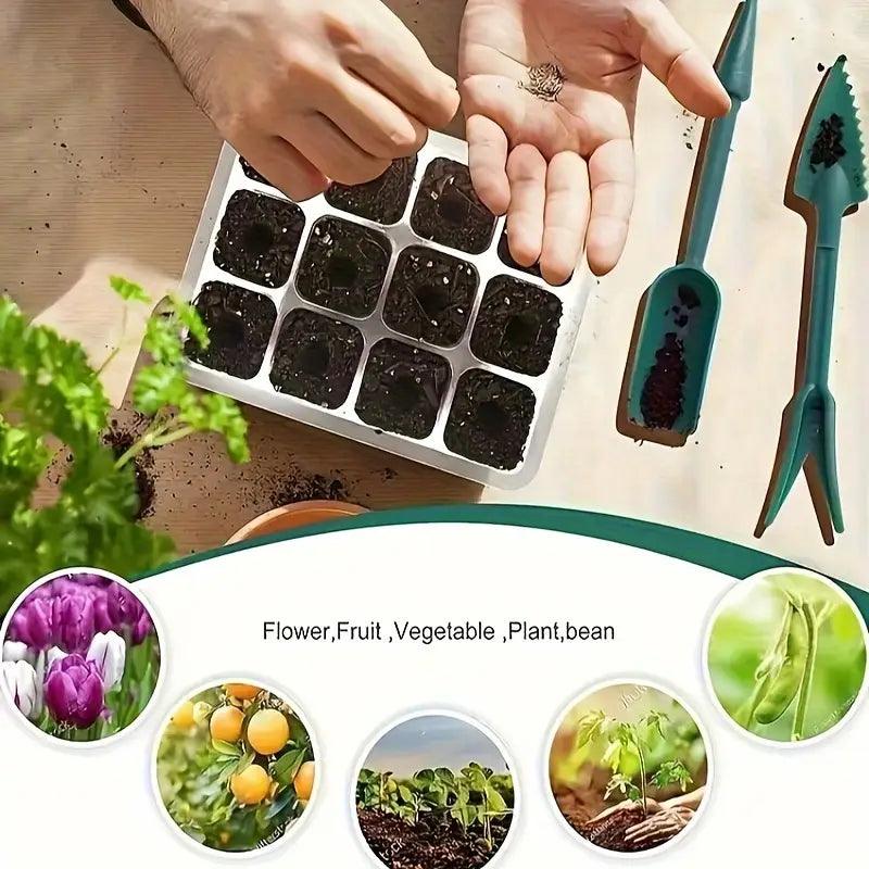 Indoor Seed Starter Kit with LED Grow Light & Adjustable Humidity Dome – 36-Cell Tray for Home Gardening