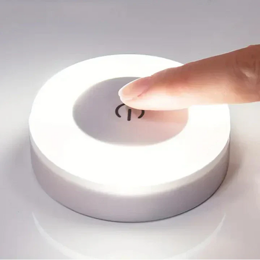 LED Touch Night Lamp – Dimmable Ambient Light with Warm & White Modes