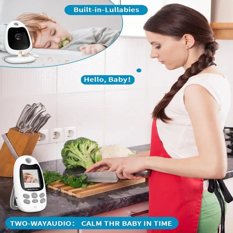 LittleGuard Baby Monitor – Wireless Video & Audio Monitor with Night Vision & Two-Way Talk
