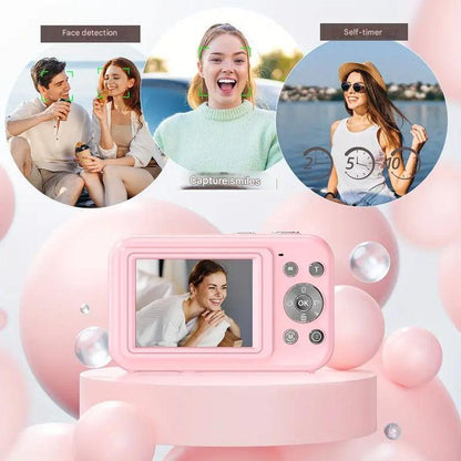 Vintage Digital Camera – Snapora | Retro Style Compact Camera with 1080p HD