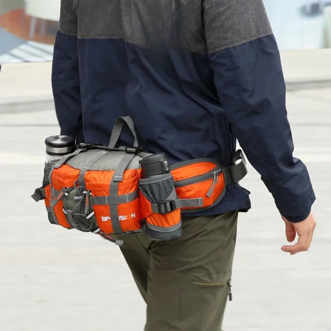 Waterproof Hiking Waist Bag – 5L Bum Bag with Zippered Pockets for Walking & Outdoor Adventures