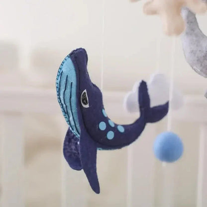 SkyWhirl –  Soothing Wooden Baby Mobile Without Battery | for Baby