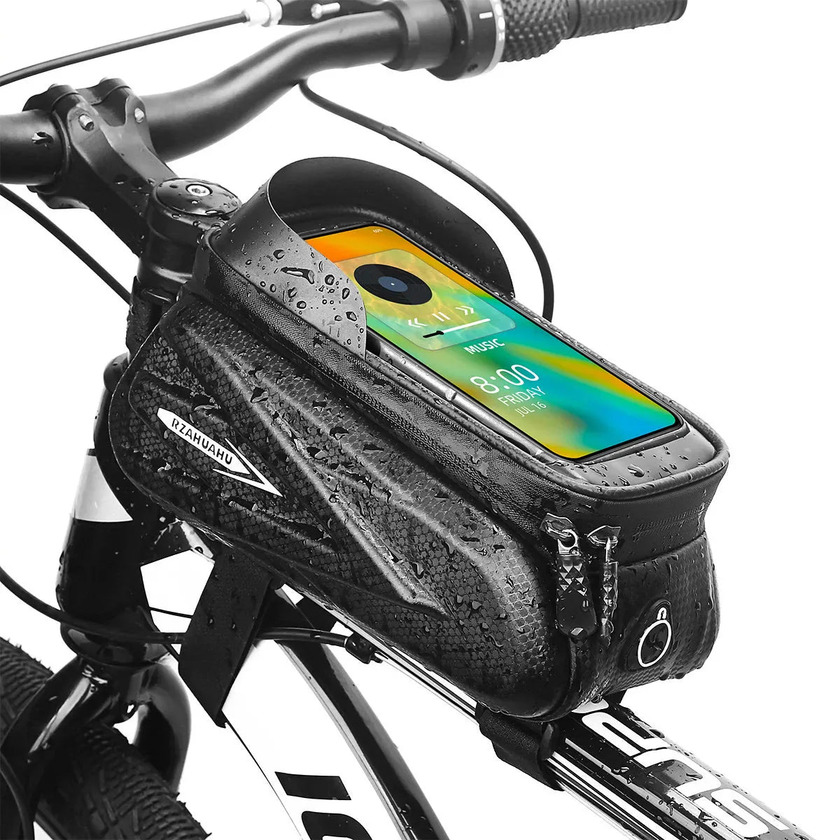 BikeGear PRO – Waterproof Bike Bag with Touchscreen & Headphone Port