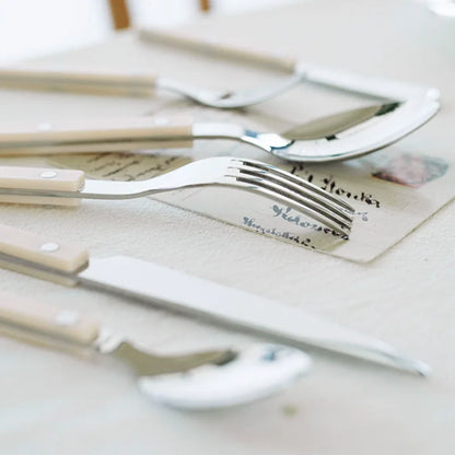 24-Piece Cutlery Set – Engraved Stainless Steel Flatware for 6 People