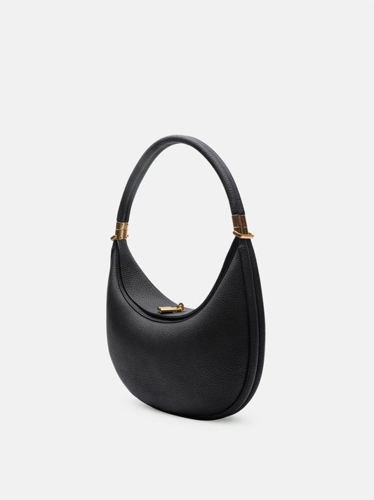 Thonia – Chic Minimalist Half-Moon Shoulder Bag Elegant Modern Crossbody Purse for Women