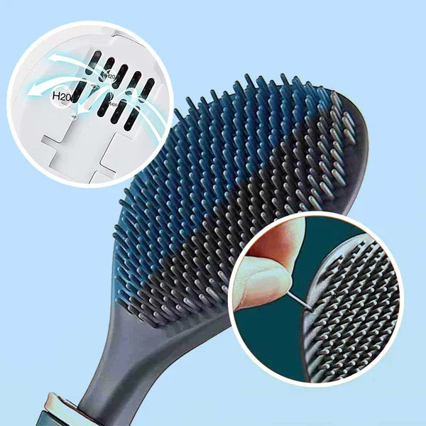 CleanGuard | Hygienic Toilet Brush with Wall Mount