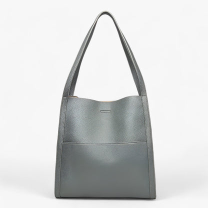 Classic Genuine Leather Shoulder Bag – Elegant & Durable Everyday Handbag for Women