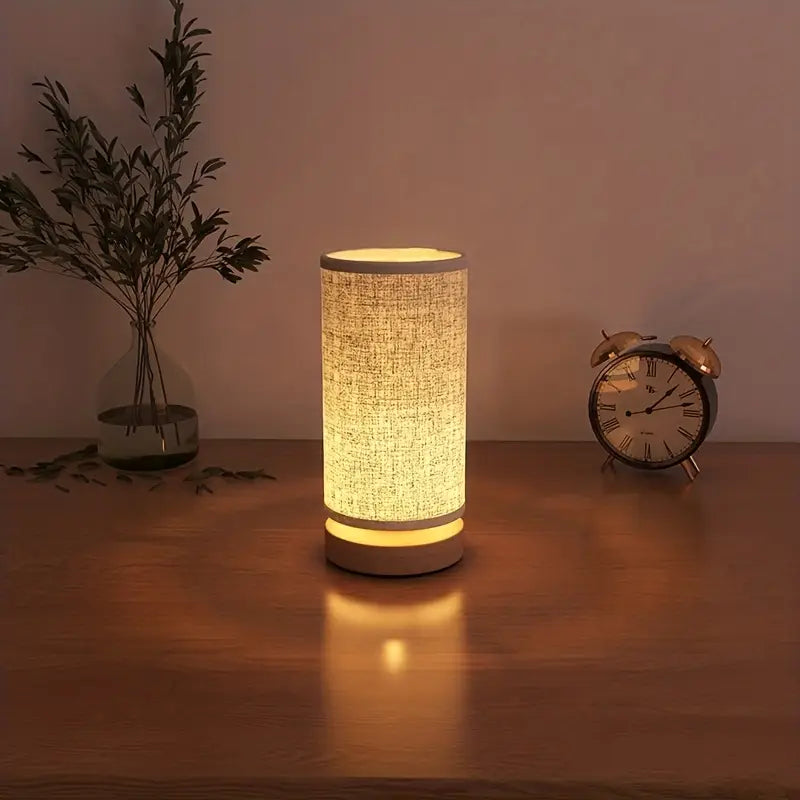 SimpleGlow – Minimalist Wooden Night Lamp with Soft Warm Light