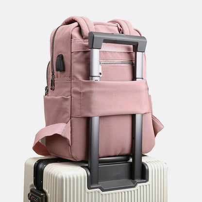 Waterproof Multifunction Backpack – Durable Travel, Work & School Bag with USB Charging Port