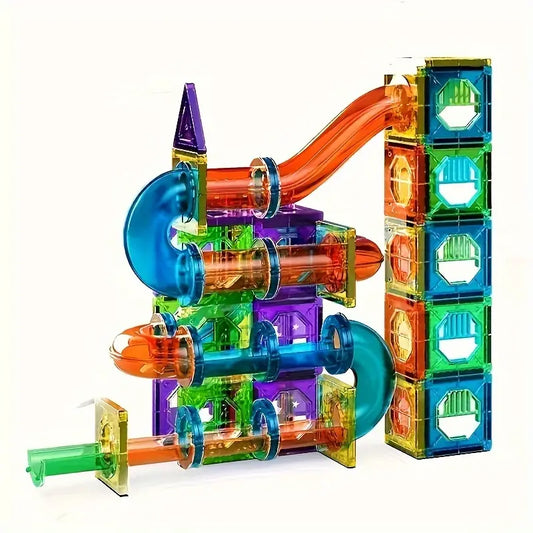 BrightTracks – Magnetic Building Toy with LED (69-Piece Set)